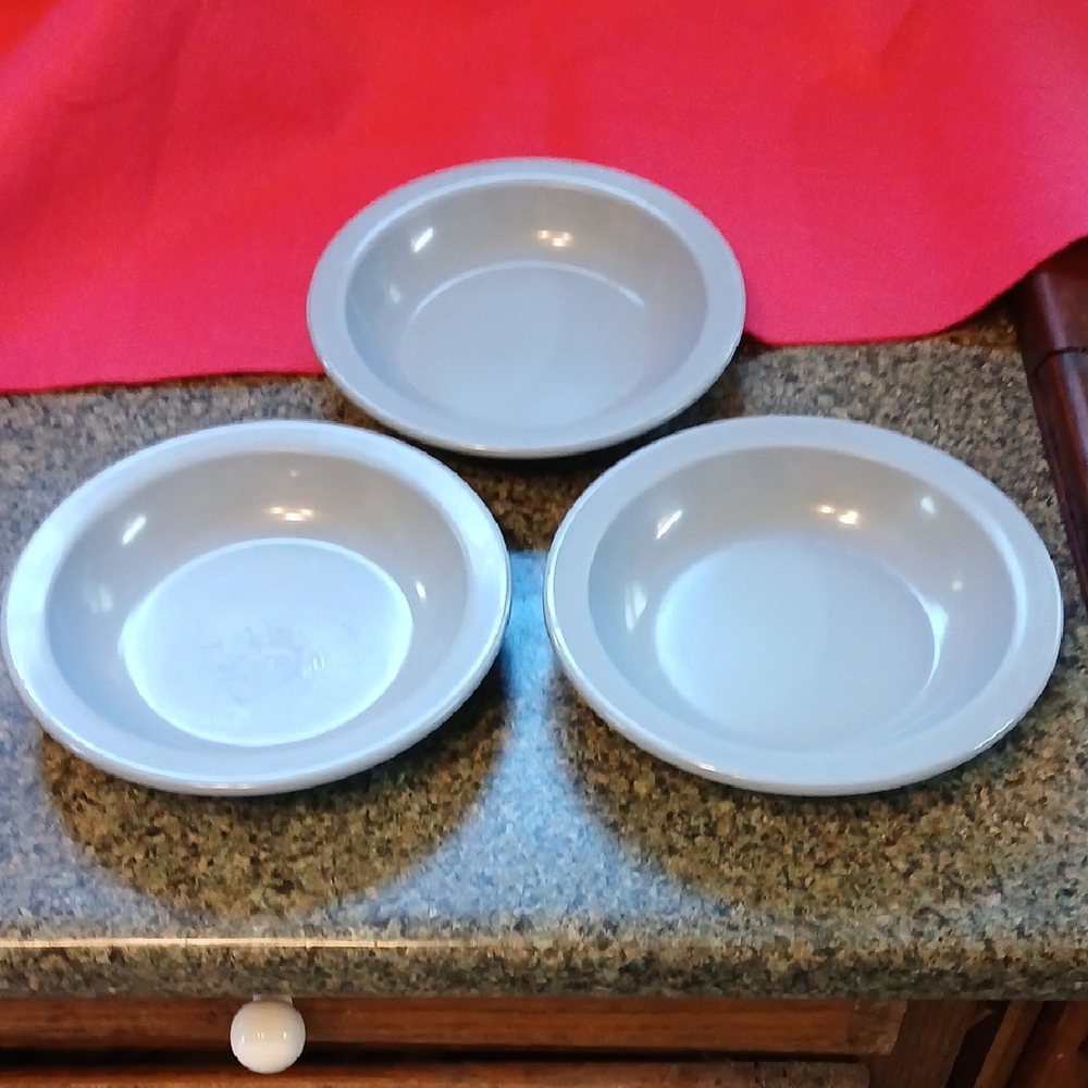 3 Dallas Wear Cereal Bowls USA